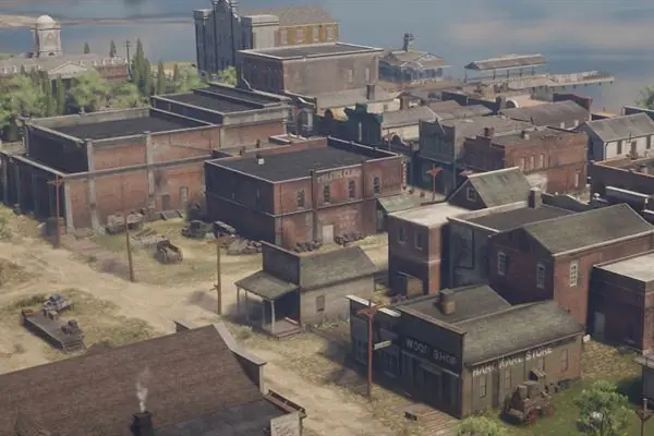 Luftaufnahme von Blackwater aus dem Spiel